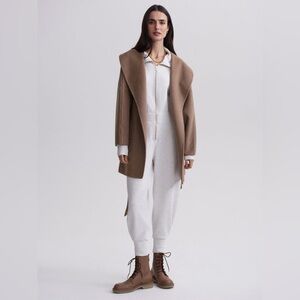 Haute Monde Los Angeles Wrap Coat Beige